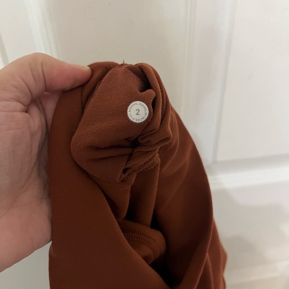 Lululemon Align Biker Short 8” Dark Terracotta Size 8 - Picture 5 of 5